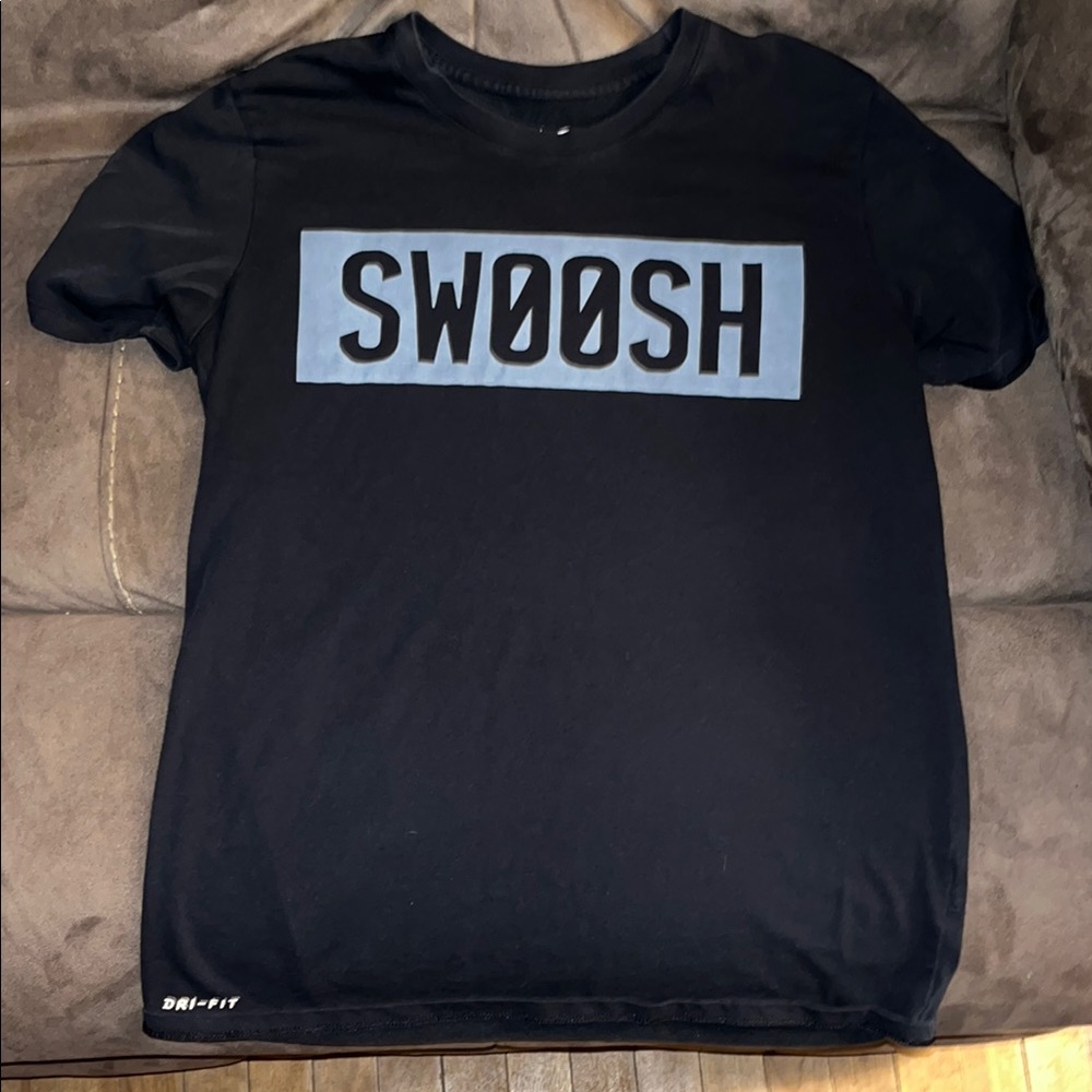Nike Black Swoosh T-Shirt